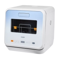 Компактная настольная посудомоечная машина CDWC421BL-i Wi-Fi