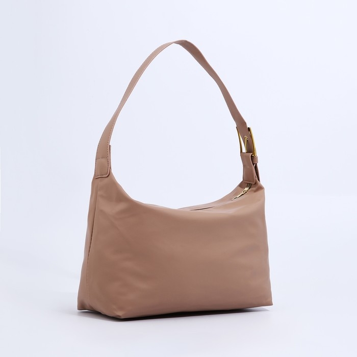 Сумка-мешок на молнии цвет бежевый Сумка-мешок на молнии цвет бежевый