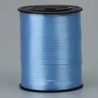 Лента для декора и подарков, голубой, 0,5 см х 500 м