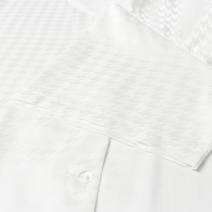 Пижама женская (рубашка и шорты) KAFTAN Silk, р.48-50, белый