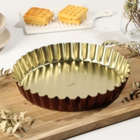 Форма для выпечки торта «Солнце», d=27,5 см , h=5,5 см, антипригарное покрытие, цвет МИКС Форма для выпечки торта «Солнце», d=27,5 см , h=5,5 см, антипригарное покрытие, цвет МИКС