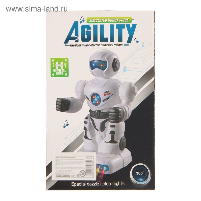 Робот &laquo;Странник&raquo;, световые и звуковые эффекты, работает от батареек