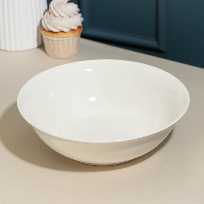 Салатник фарфоровый City, d=23 см, 1,4 л, белый Салатник фарфоровый City, d=23 см, 1,4 л, белый