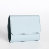 Кошелёк женский на кнопке, цвет голубой Кошелёк женский на кнопке, цвет голубой