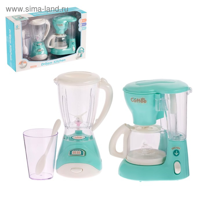 Набор бытовой техники &laquo;Для кухни&raquo;, блендер, кофеварка, со световыми и звуковыми эффектами