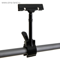 Ценникодержатель с зажимом d=3,5 cм, 8,5&times;7&times;17 см, цвет чёрный