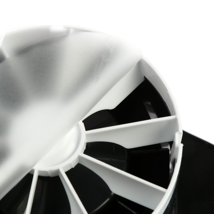 Вентилятор вытяжной "КосмоВент" В100-ок, d=100 мм, 10 Вт, 40 дБ, 105 м&sup3;/ч, обр.клапан, черн