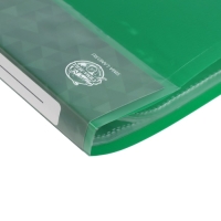 Папка с 30 вкладышами А4, 600 мкм, Calligrata, 15 мм, зелёная