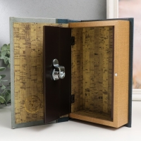 Сейф-книга дерево кожзам "Сергей Есенин. Сборник стихов" 21х13х5 см