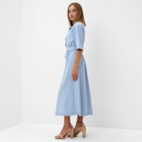 Платье женское MINAKU: Enjoy цвет голубой, р-р 48 Платье женское MINAKU: Enjoy цвет голубой, р-р 48