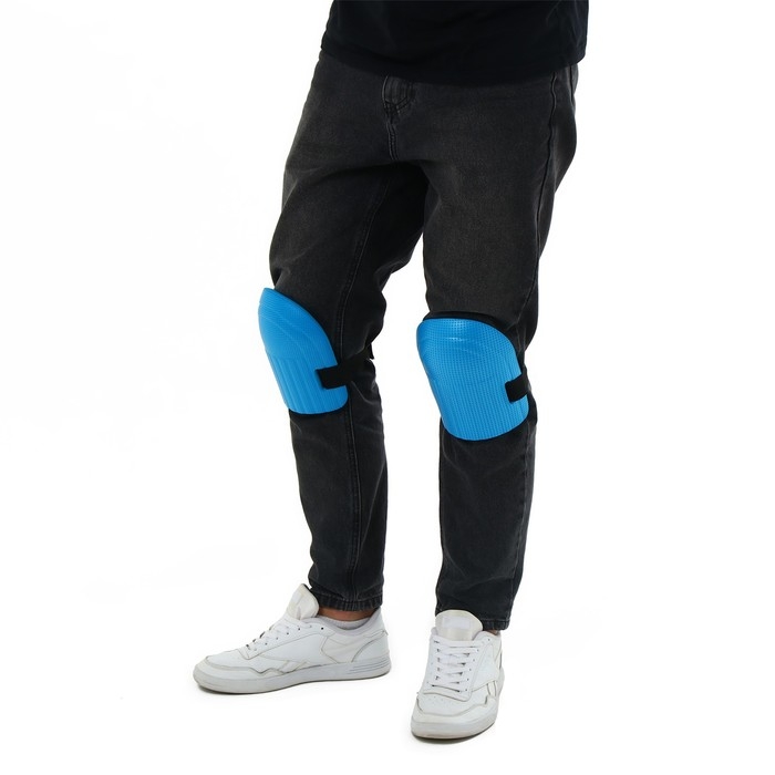 Наколенники защитные, универсальные, 17 &times; 13 см, синие, Greengo