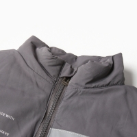 Жилет утеплённый для мальчиков, цвет серый, рост 116-122 см Жилет утеплённый для мальчиков, цвет серый, рост 116-122 см