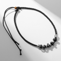 Кулон на шнурке &laquo;Унисекс&raquo; гематит, длина регулируется, 35 см