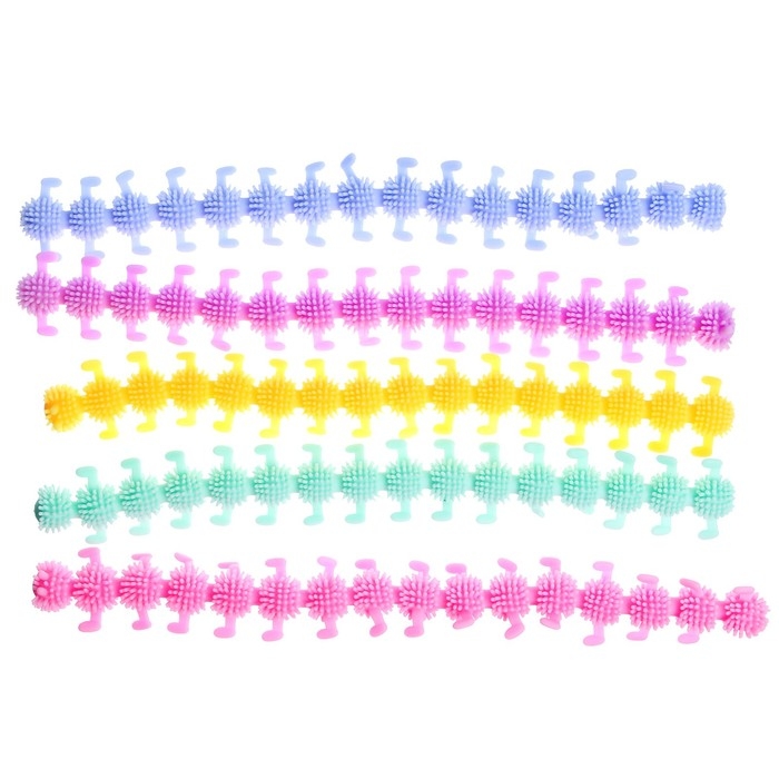 Ёжка &laquo;Гусеница&raquo;, цвета МИКС