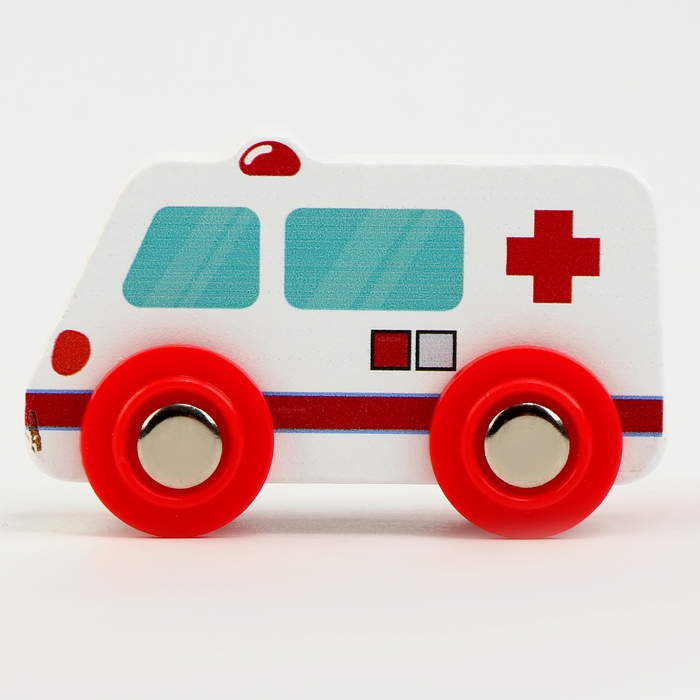 Детская &laquo;Скорая помощь&raquo; совместима с набором Ж/Д &laquo;Транспорт&raquo; 7 &times; 3 &times; 4,5 см