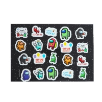 Наклейка на шар, коробку-сюрприз &laquo;С ДР. Космические игры&raquo;, 42 х 30 см