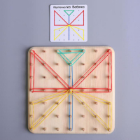 Геоборд со схемами, 12 двусторонних карточек Геоборд со схемами, 12 двусторонних карточек