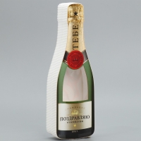 Коробка подарочная, кондитерская упаковка &laquo;Шампанское&raquo;, 9 х 29 х 5 см