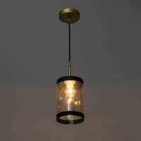 Светильник "Эллен" 1хЕ27 40Вт золото 12х12х15-115 см