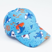 Кепка детская MINAKU "Акулы" цвет голубой, р-р 52 Кепка детская MINAKU "Акулы" цвет голубой, р-р 52