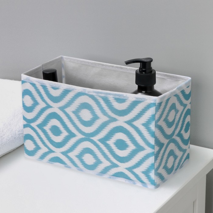 Органайзер для мелочей Доляна &laquo;Лагуна&raquo;, 3 кармана, 25&times;12&times;15 см, цвет бирюзовый