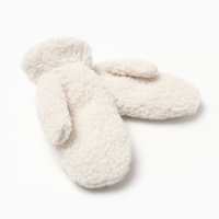 Варежки женские на иск. меху MIST, р-р. 26см, молочный Варежки женские на иск. меху MIST, р-р. 26см, молочный