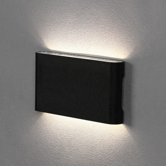 Светильник фасадный &laquo;Гловер&raquo;, FSD-030, 10 Вт, 4000К, IP65, 220 В, пластик, черный