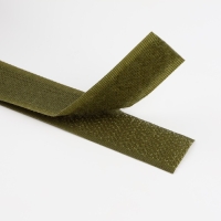 Липучка, 20 мм &times; 25 &plusmn; 1 м, цвет хаки