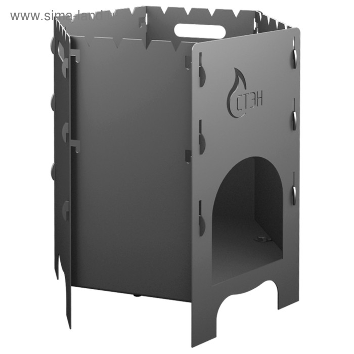 Печь Печь "Казан-Мангал" диаметр 36,5 см, 44 х 39 х 45 см