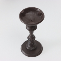 Подсвечник чугун на 1 свечу "Белль" d=7 см 9,6х9,6х20,3 см