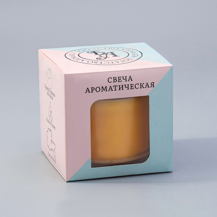 Свеча ГИГАНТ ароматическая в стакане Свеча ГИГАНТ ароматическая в стакане "Фруктовое слияние", соевый воск, 10х10 см