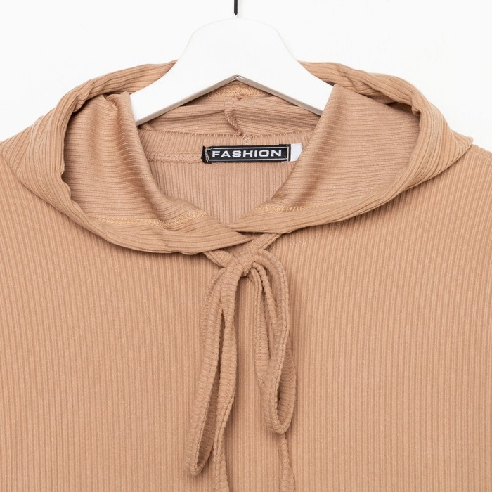 Костюм женский (толстовка/легинсы), цвет кофе, размер 44