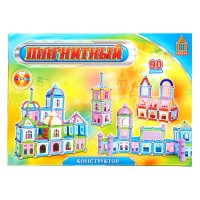 Конструктор магнитный &laquo;Построй свой дом&raquo;, 90 деталей