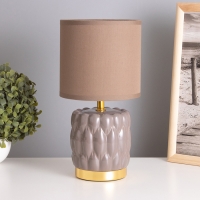 Лампа настольная "Бенита" 1х40Вт Е14 коричневый 15х15х30см Лампа настольная "Бенита" 1х40Вт Е14 коричневый 15х15х30см