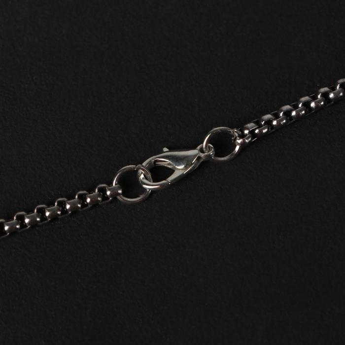 Кулон-амулет &laquo;Помпеи&raquo; дракон, цвет красный в чернёном серебре, 70 см