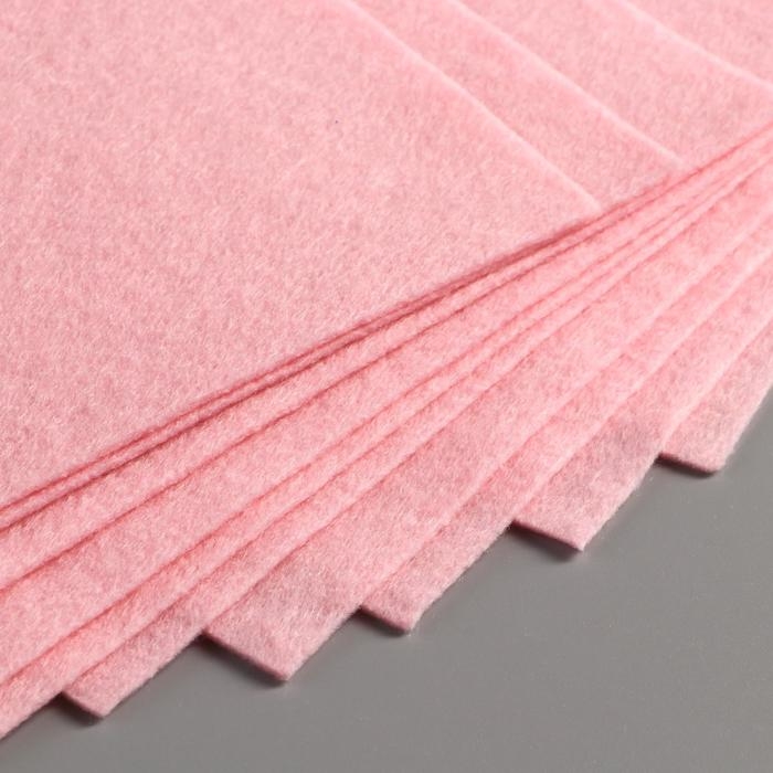 Фетр мягкий 1 мм Фетр мягкий 1 мм "Лосось" набор 10 листов формат А4