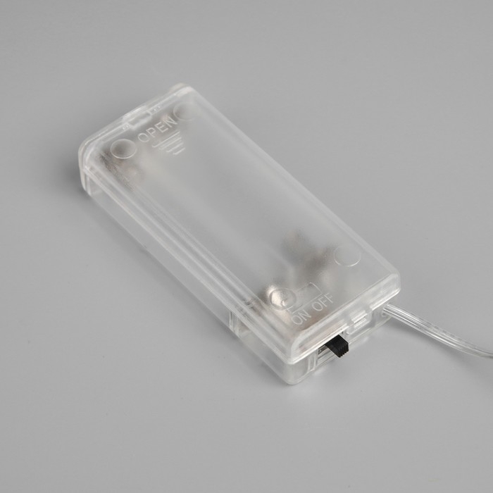 Светодиодная ветка 70 см, 20 LED, золотистая, AAх2 (не в комплекте), свечение тёплое белое