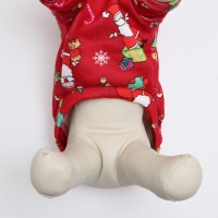 Кофта новогодняя для животных "Подарки", размер XS, красный (ДС 20, ОШ 22, ОГ 30 см) Кофта новогодняя для животных "Подарки", размер XS, красный (ДС 20, ОШ 22, ОГ 30 см)