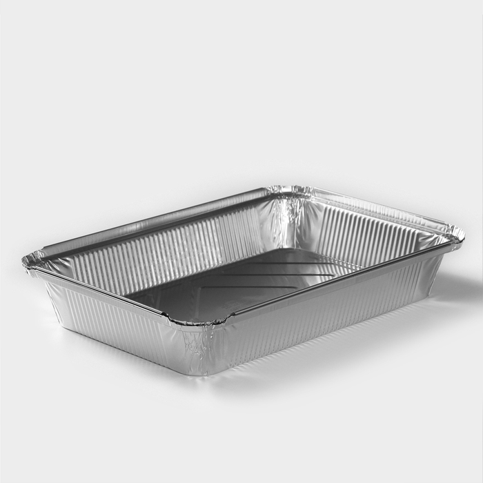 Набор форм из фольги для запекания и выпечки Доляна, 2,1 л, 31,5&times;22&times;5,5 см, 2 шт
