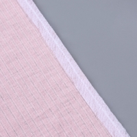 Лента по косой со строчкой, 10 мм &times; 50 м, цвет белый