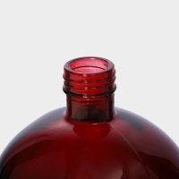 Бутылка стеклянная &laquo;Череп&raquo;, 0,77 л, цвет красный