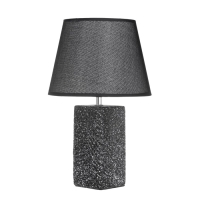 Лампа настольная "Дзин" 1х40Вт Е14 черный 22х22х36см Лампа настольная "Дзин" 1х40Вт Е14 черный 22х22х36см