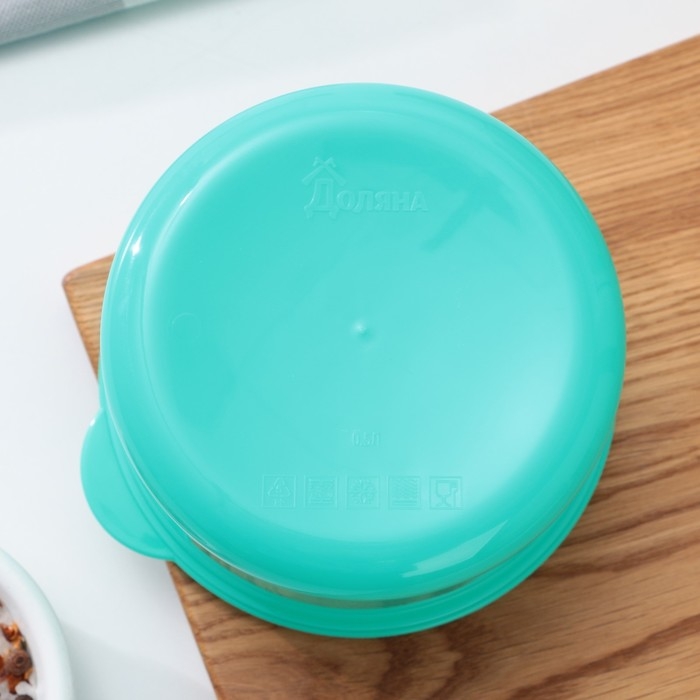 Ланч - бокс круглый &laquo;Приятного аппетита&raquo;, 500 мл