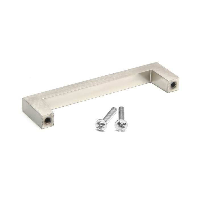 Ручка скоба SQUARE CAPPIO RSC008, нержавеющая сталь, м/о 96 мм, цвет серебро