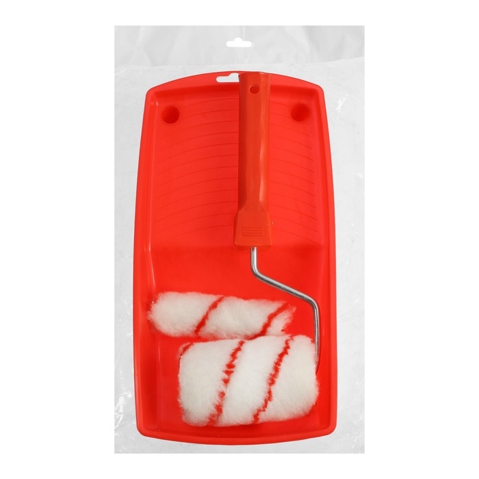 Набор малярный ЛОМ, валики полиамид, 100 мм, d=6 мм, D=48 мм + D=16 мм, ванночка 150 х 290 м 1034055 Набор малярный ЛОМ, валики полиамид, 100 мм, d=6 мм, D=48 мм + D=16 мм, ванночка 150 х 290 м 1034055