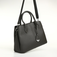 Сумка женская на молнии TEXTURA, средний размер, цвет тёмно-серый