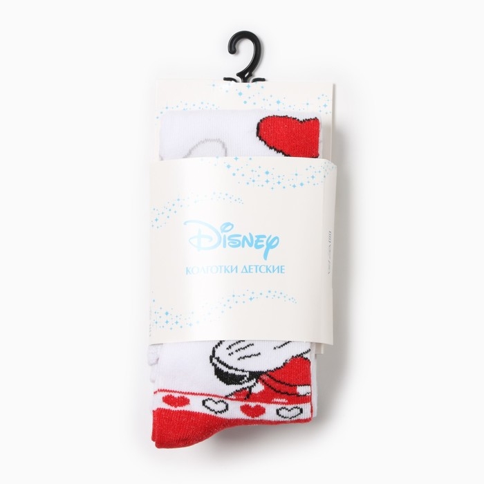 Колготки Дисней «Минни Маус», цвет красный/белый, 92-98 см Колготки Дисней «Минни Маус», цвет красный/белый, 92-98 см