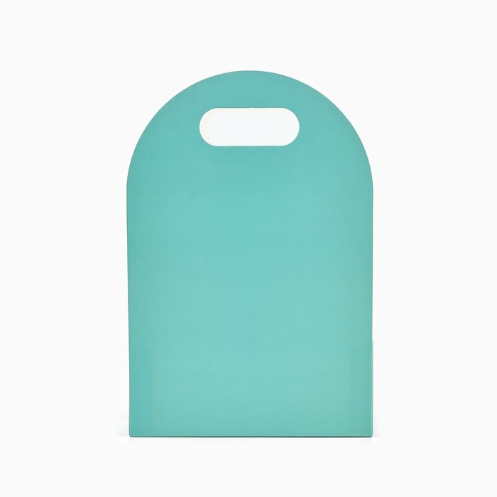 Переноска для цветов с вырезными бабочками &laquo;Подарок!&raquo;, тиффани 20 &times; 30 &times; 8 см