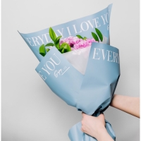 Плёнка для цветов упаковочная матовая прозрачная &laquo;Белая&raquo;, 0.6 x 10 м