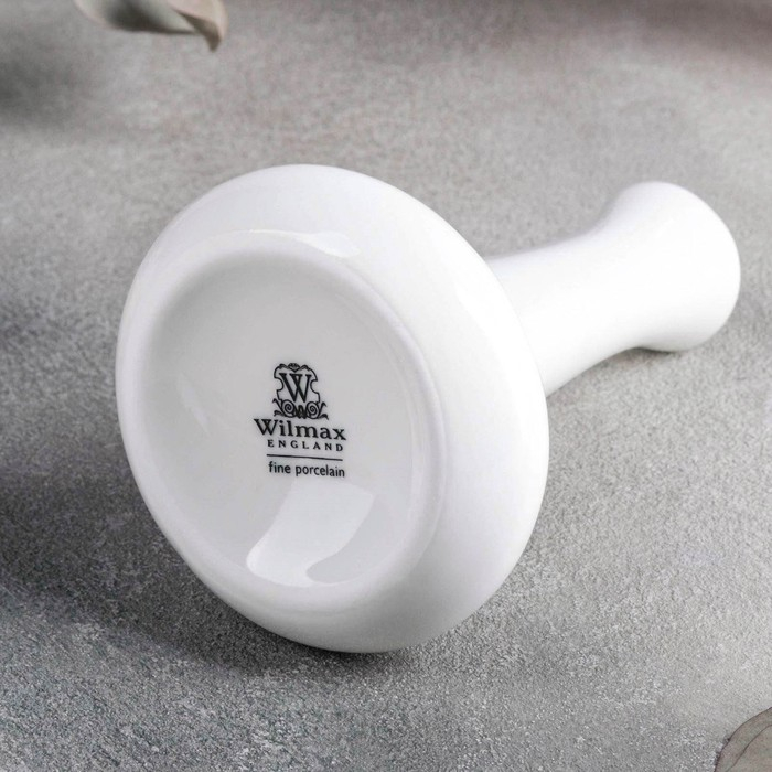 Ваза фарфоровая для цветов Wilmax, 9,5&times;14,5 см, цвет белый